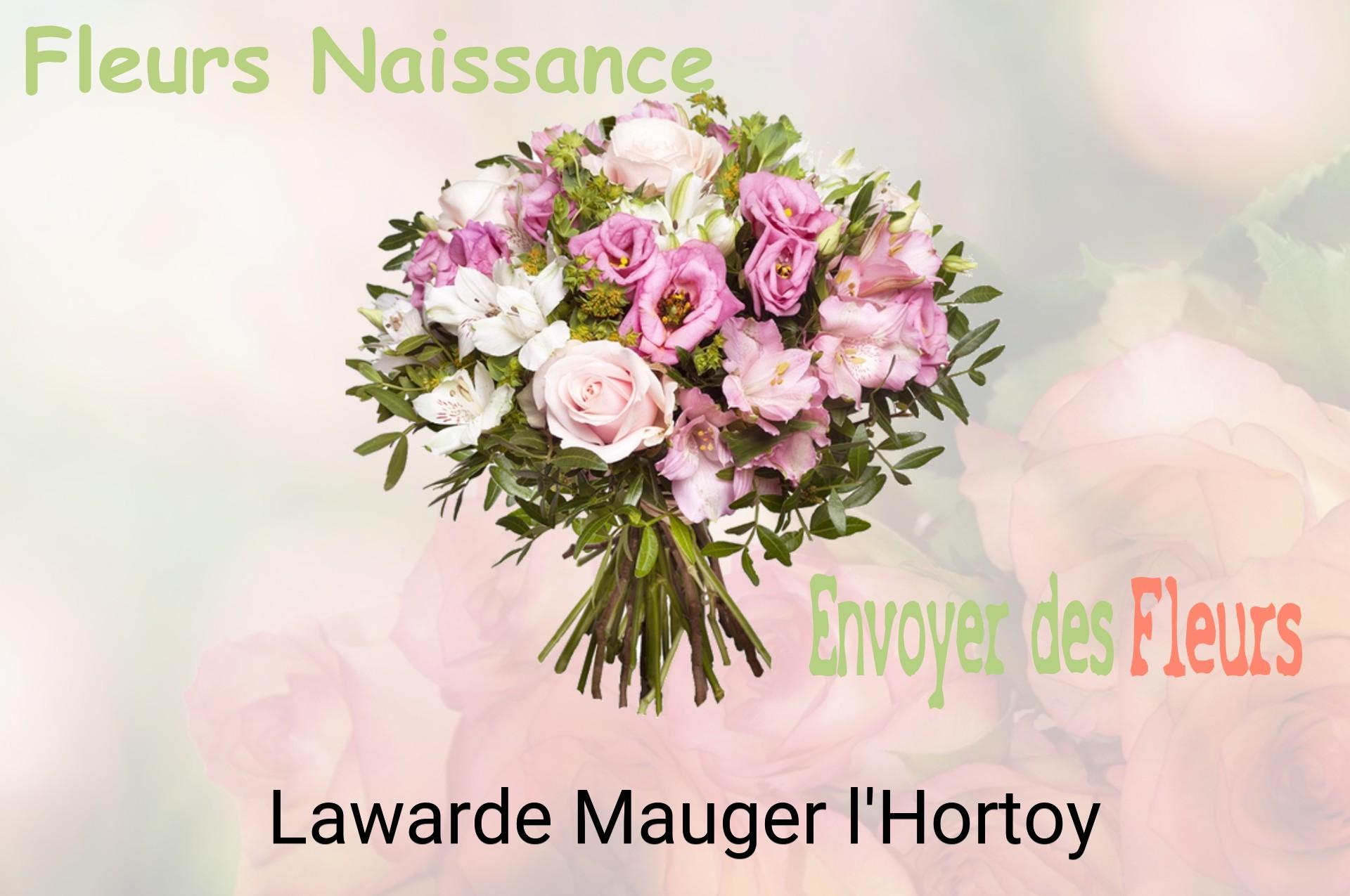 Bouquet de fleurs de naissance livré à Lawarde-Mauger-l'Hortoy