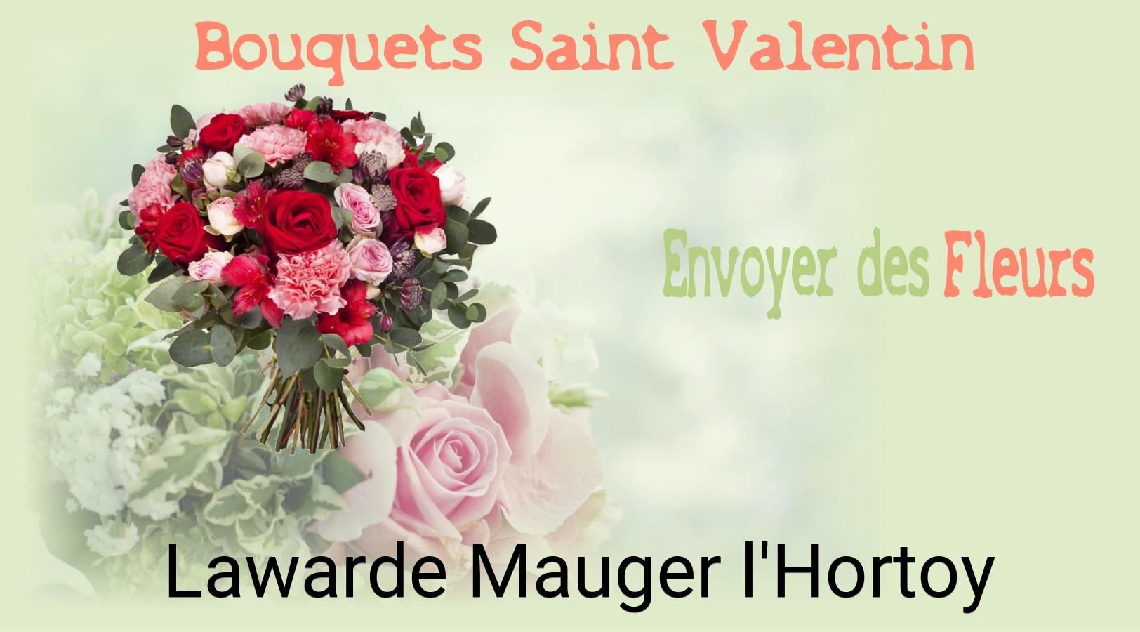 Roses de Saint-Valentin livrées à Lawarde-Mauger-l'Hortoy